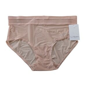 Le Mystere Second Skin Brief‎ Panty Size Small Pink NWT